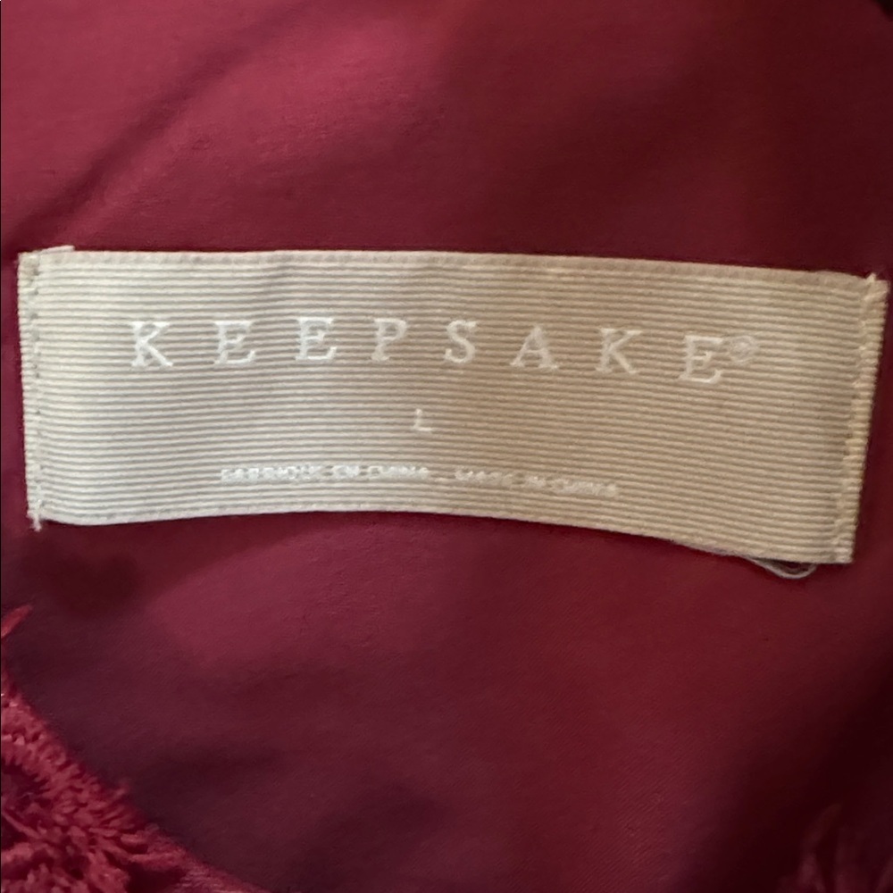 Keepsake Rosabelle Anywhere Mini Dress Raspberry - Picture 9 of 13